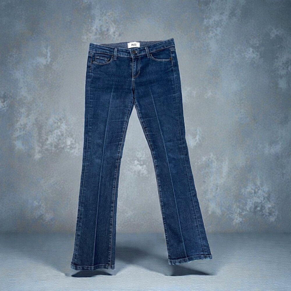 PAIGE Manhattan Bootcut Jeans Dark Wash Size 29 Made in USA